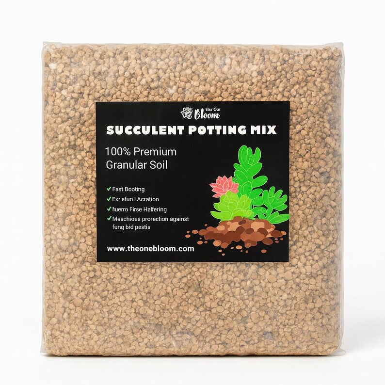 2.5 lbs / 5 lbs Premium Potting Soil for Succulents - Promotes Rapid Root Growth