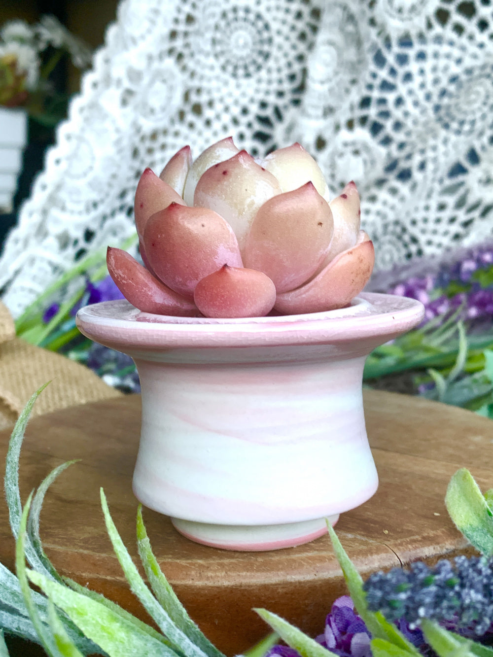 SC-SN0046 Modern Handmade Ceramic Planter Pot - Pot rim diameter: 1.9"