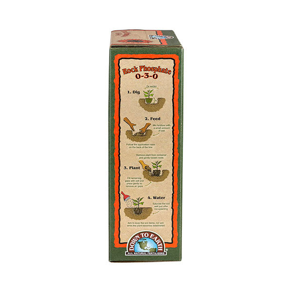 Down To Earth™, Rock Phosphate 0-3-0, All Natural, Single Ingredient (5 LBS.)