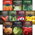 10 Heirloom Non-GMO Vegetable Seed Collection – Open-Pollinated Varieties for Home Gardens