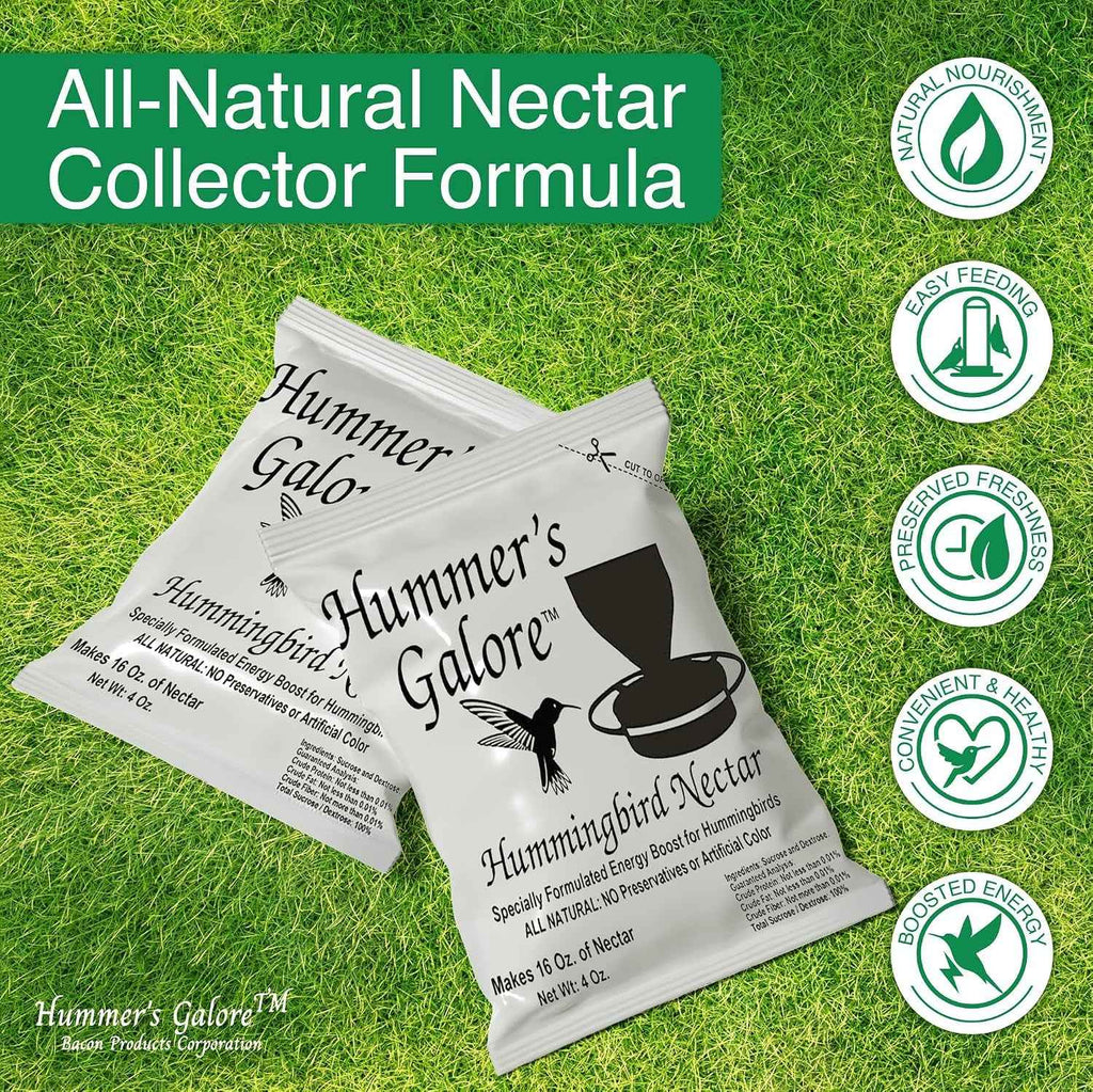 Hummer’s Galore Hummingbird Nectar Mix – Makes 64 oz