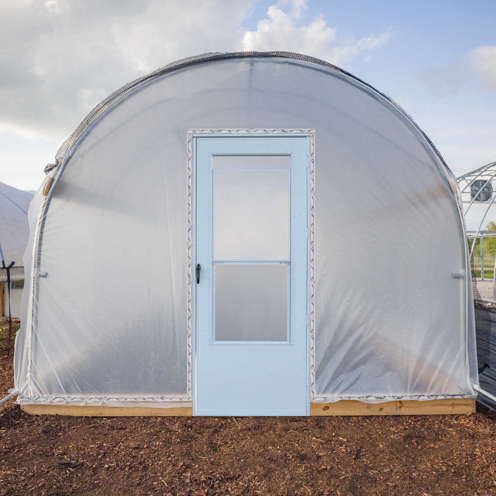10' Essential High Tunnel Kit - Roll-up Sides and End Wall Door Kit Included