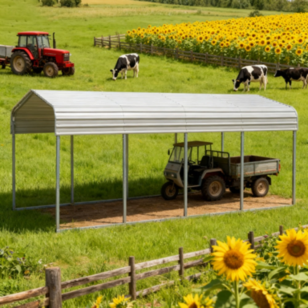 11'x20' Heavy-Duty Metal Carport