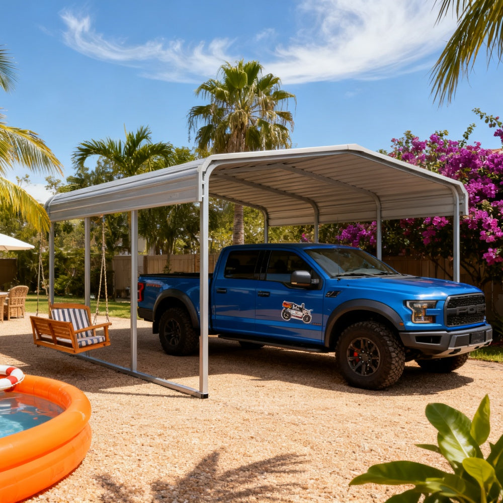 11'x20' Heavy-Duty Metal Carport