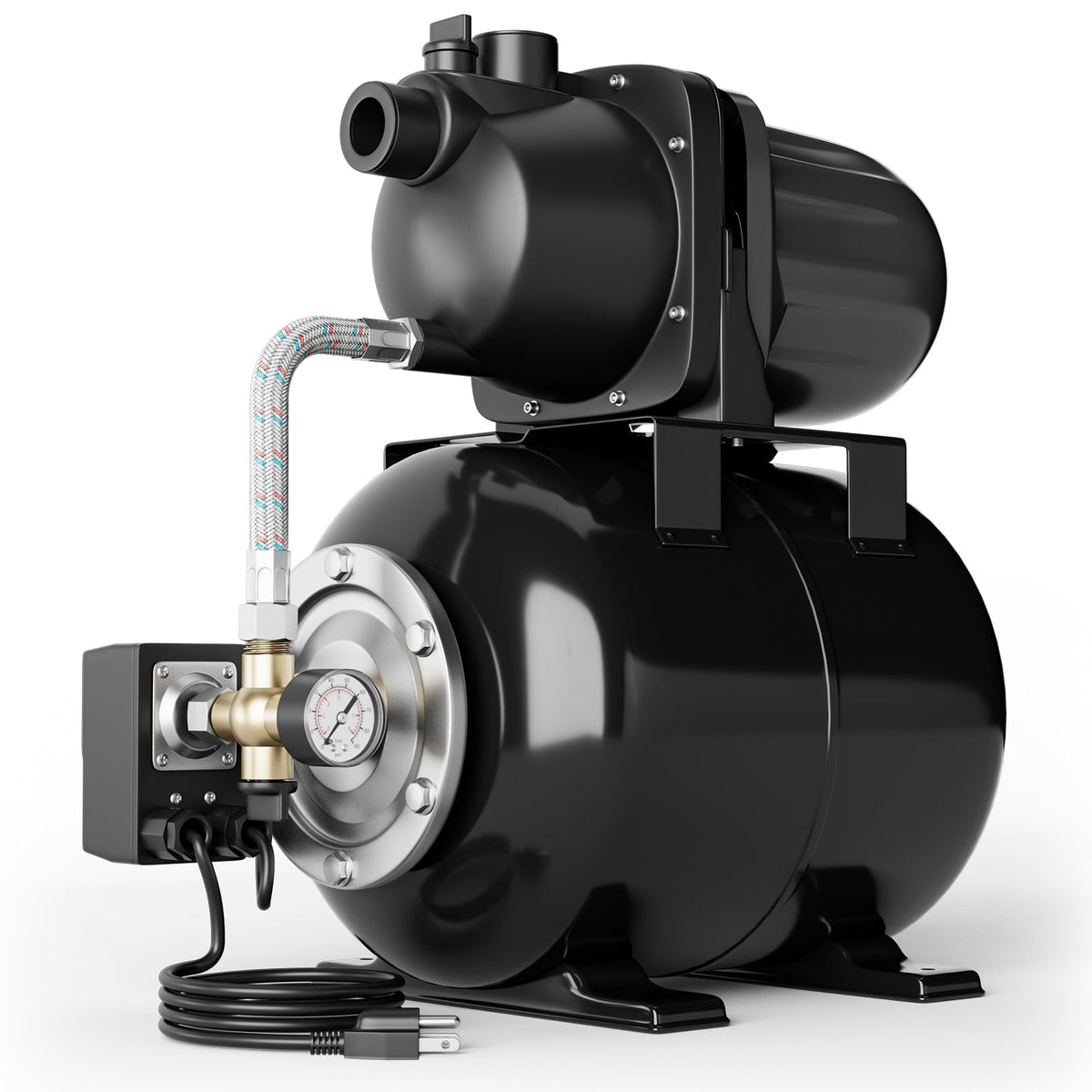 1200 W Garden Water Pump Shallow Well Pressurized Irrigation