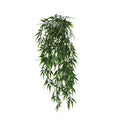 Bamboo Leaf Garland Artificial Hanging Bush 6.7×30in – NFPA 701 Certified – UV Resistant