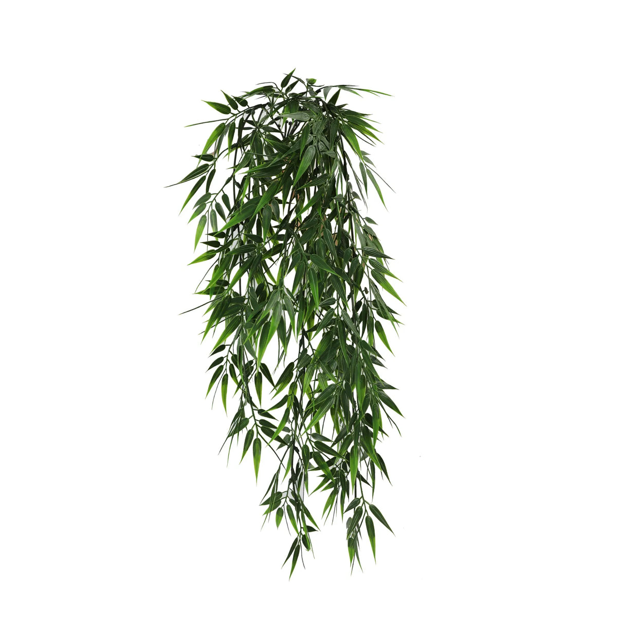 Bamboo Leaf Garland Artificial Hanging Bush 6.7×30in – NFPA 701 Certified – UV Resistant