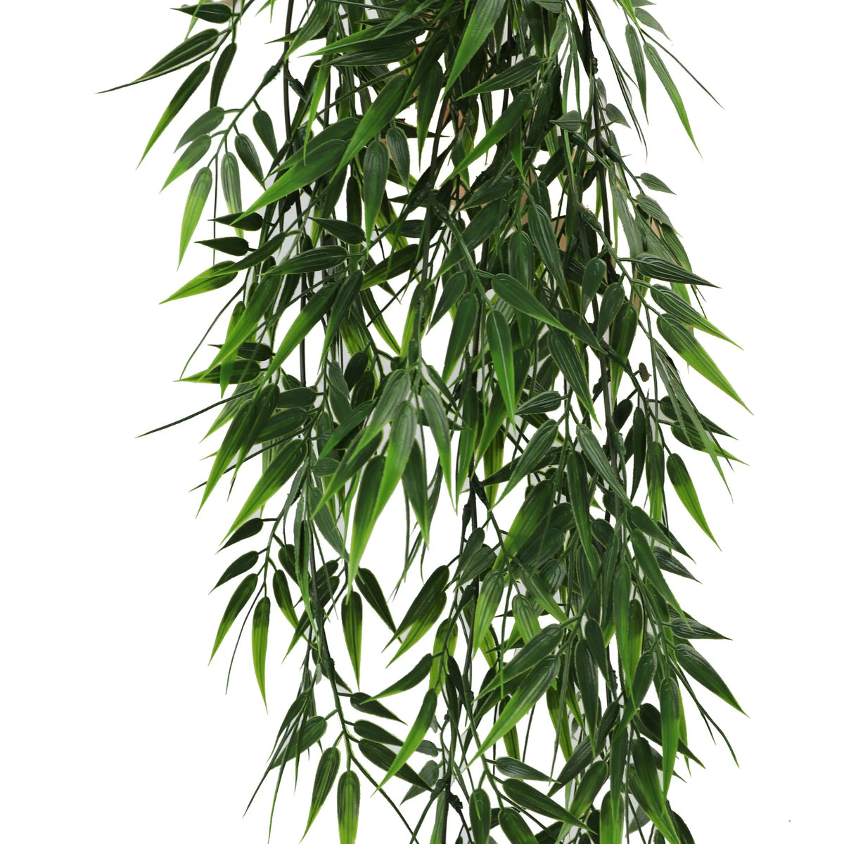Bamboo Leaf Garland Artificial Hanging Bush 6.7×30in – NFPA 701 Certified – UV Resistant