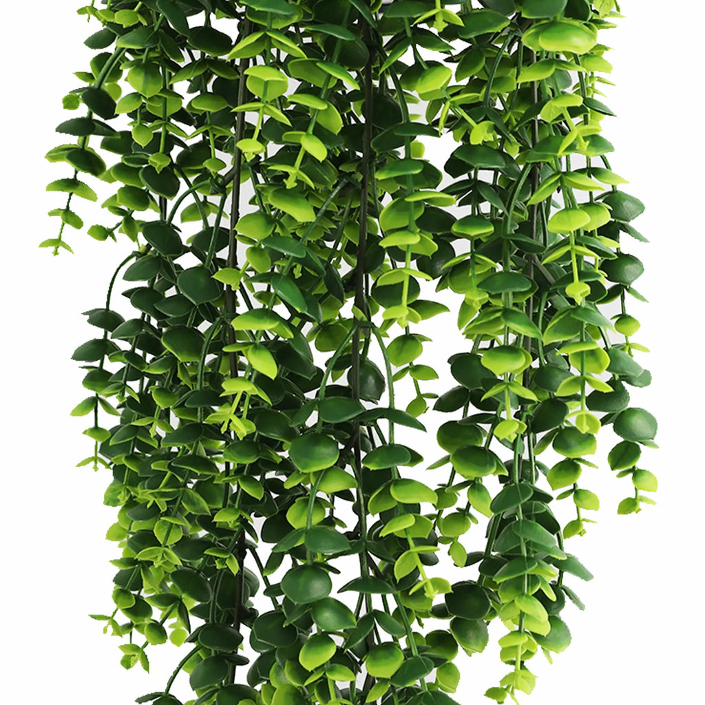 Lush Green Eucalyptus Garland Artificial Hanging Bush 7.1×30.5in – NFPA 701 Certified – UV Resistant