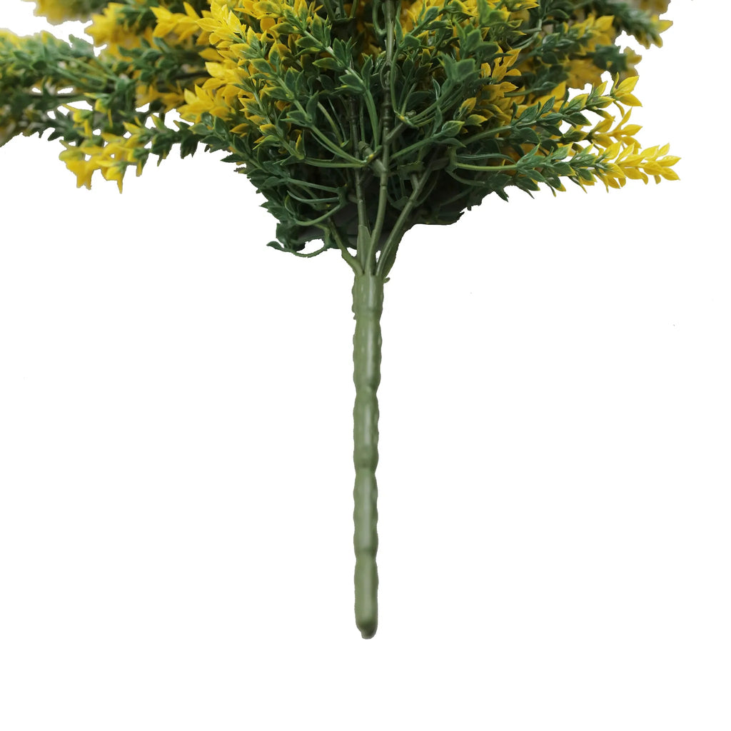 Yellow and Green Willow Leaf Garland Artificial Hanging Bush  7.1×30in – NFPA 701 Certified – UV Resistant