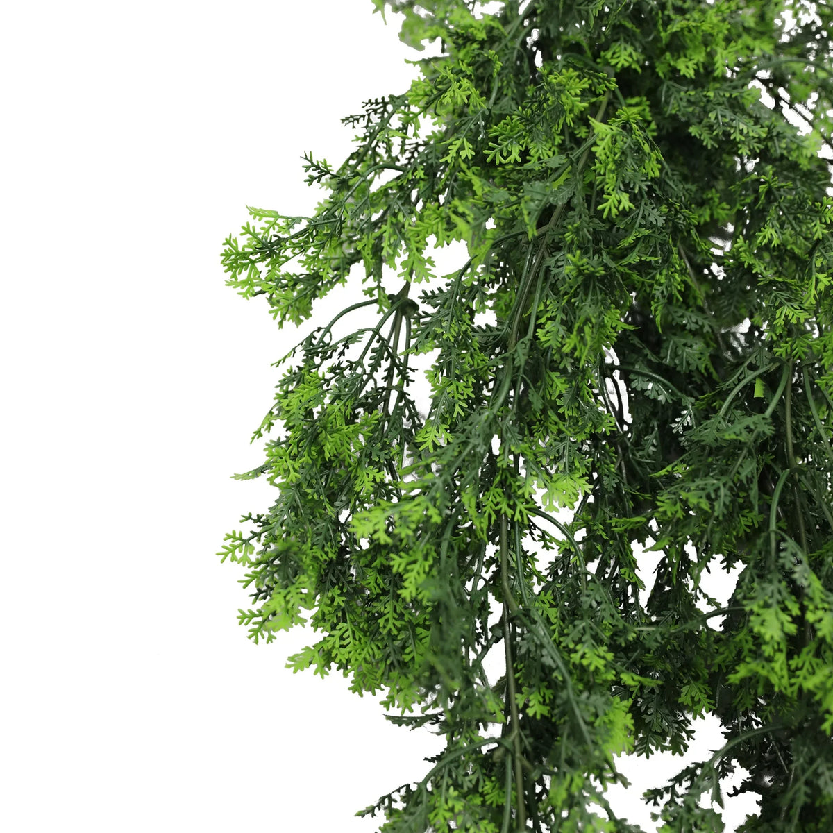 Mossy Cedar Vine Garland Artificial Hanging Bush 8.6×30in – NFPA 701 Certified – UV Resistant