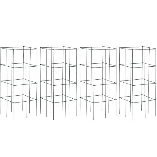4 Pack Garden Trellis for Climbing Plants for Flower Vegetable