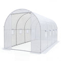 Walk-in Tunnel Greenhouse 15 x 7 x 7 ft with PE Cover