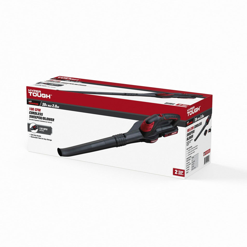 Hyper Tough 20V Max Battery Powered Cordless 130 mph Leaf Blower, HT21-401-003-05