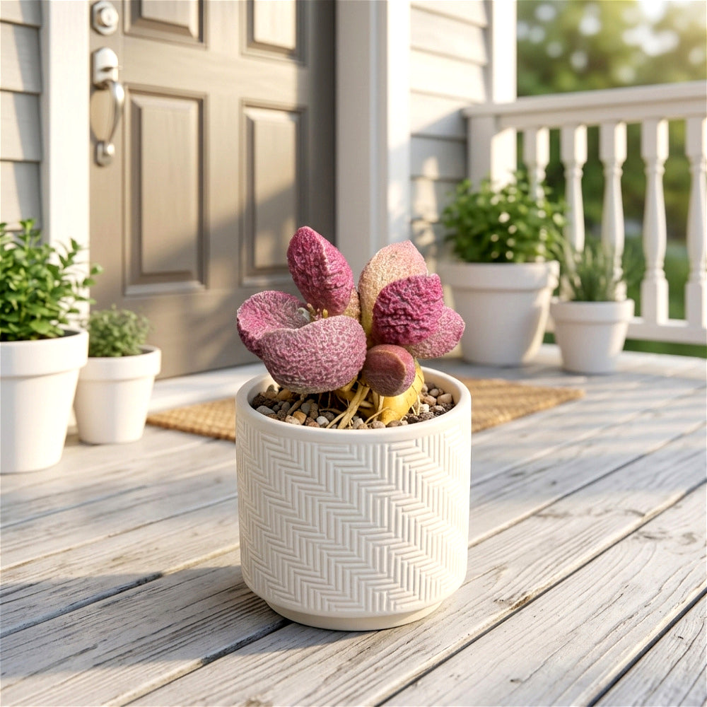 Adromischus 'Pork Liver' 2"-2.5" Live Succulent - Rare Warty Water Drop Bare Root Plant - Gifts for Succulent Lovers