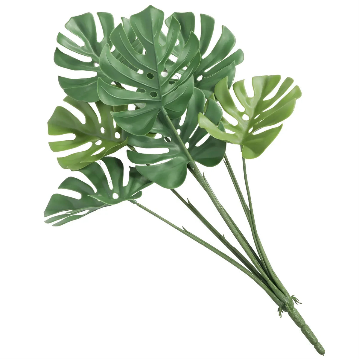 Monstera Split Leaf Philodendron Artificial Plant Stem 24in – UV Resistant