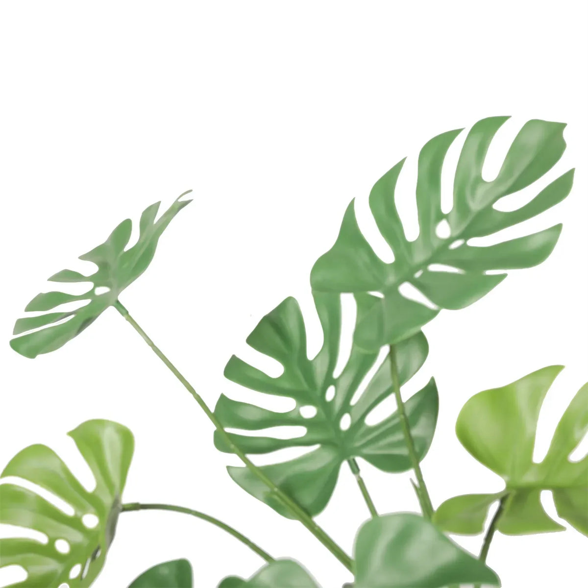 Monstera Split Leaf Philodendron Artificial Plant Stem 24in – UV Resistant
