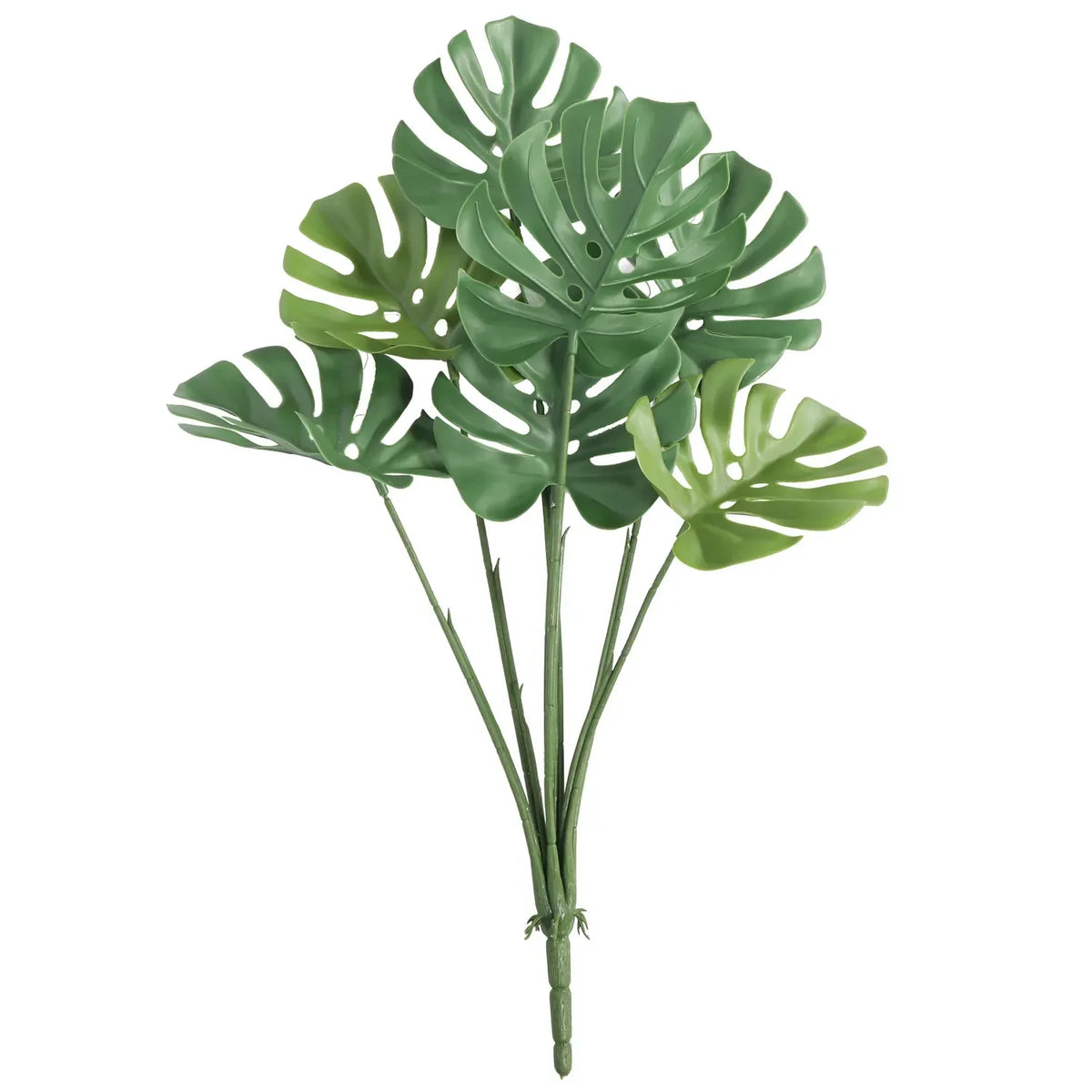 Monstera Split Leaf Philodendron Artificial Plant Stem 24in – UV Resistant