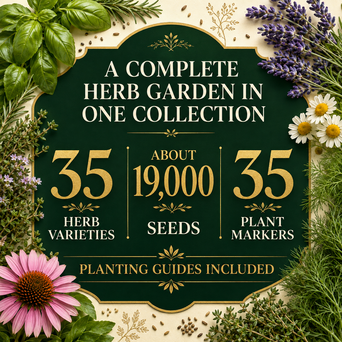 35 Herb Seed Varieties for Planting | Culinary and Traditional Herbs