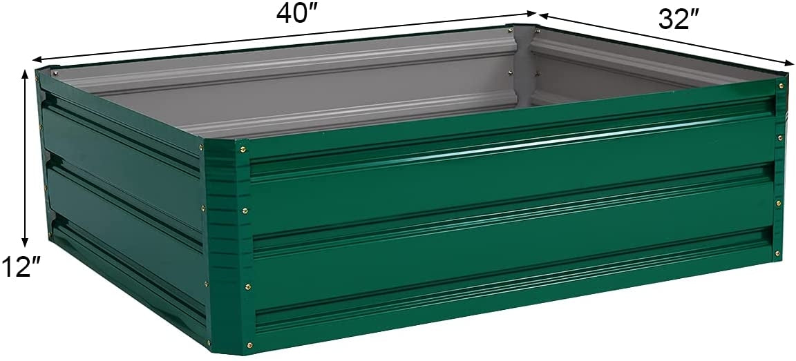 Raised Garden Bed 40x32 Inch Steel Planter Box