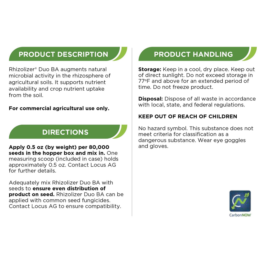 Rhizolizer Duo BA for Corn