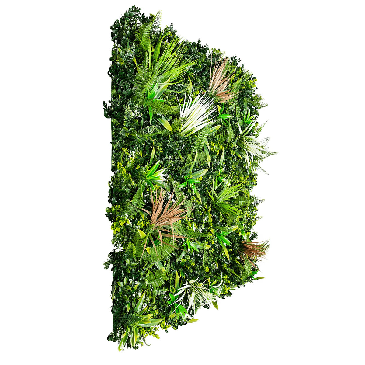 Wild Tropics Artificial Vertical Garden Green Wall Panel 40×40in 11 SQ FT – UV Resistant – Commercial Grade
