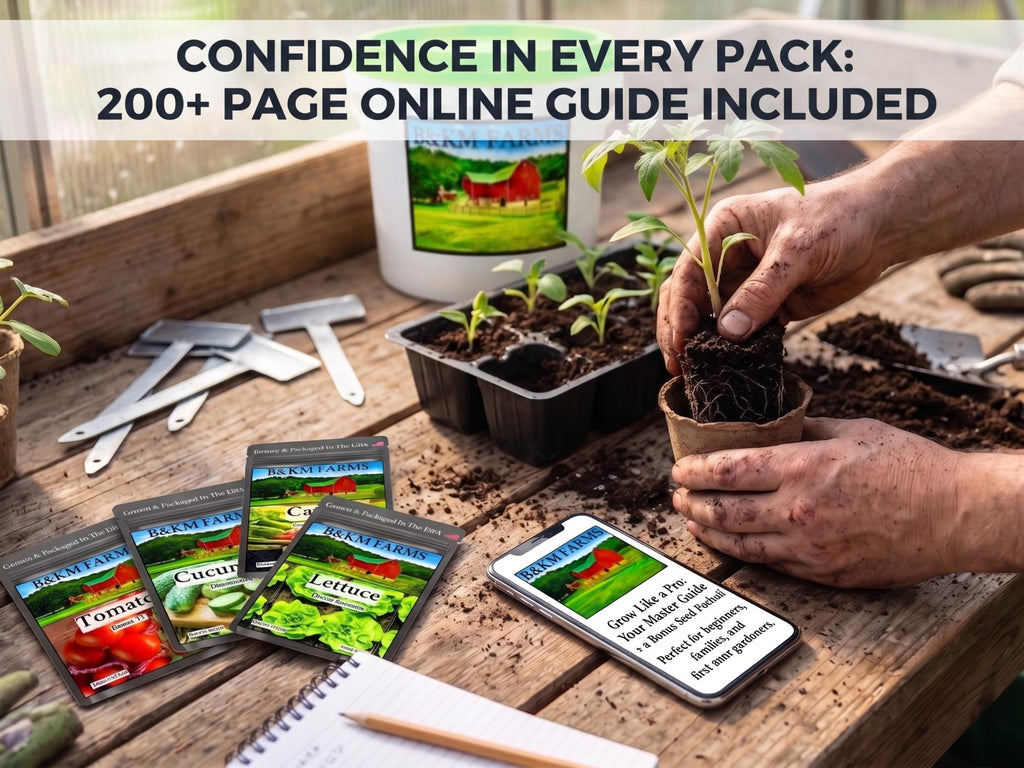 50 Vegetable Seed Packet Vault: 50,000 Heirloom Seeds