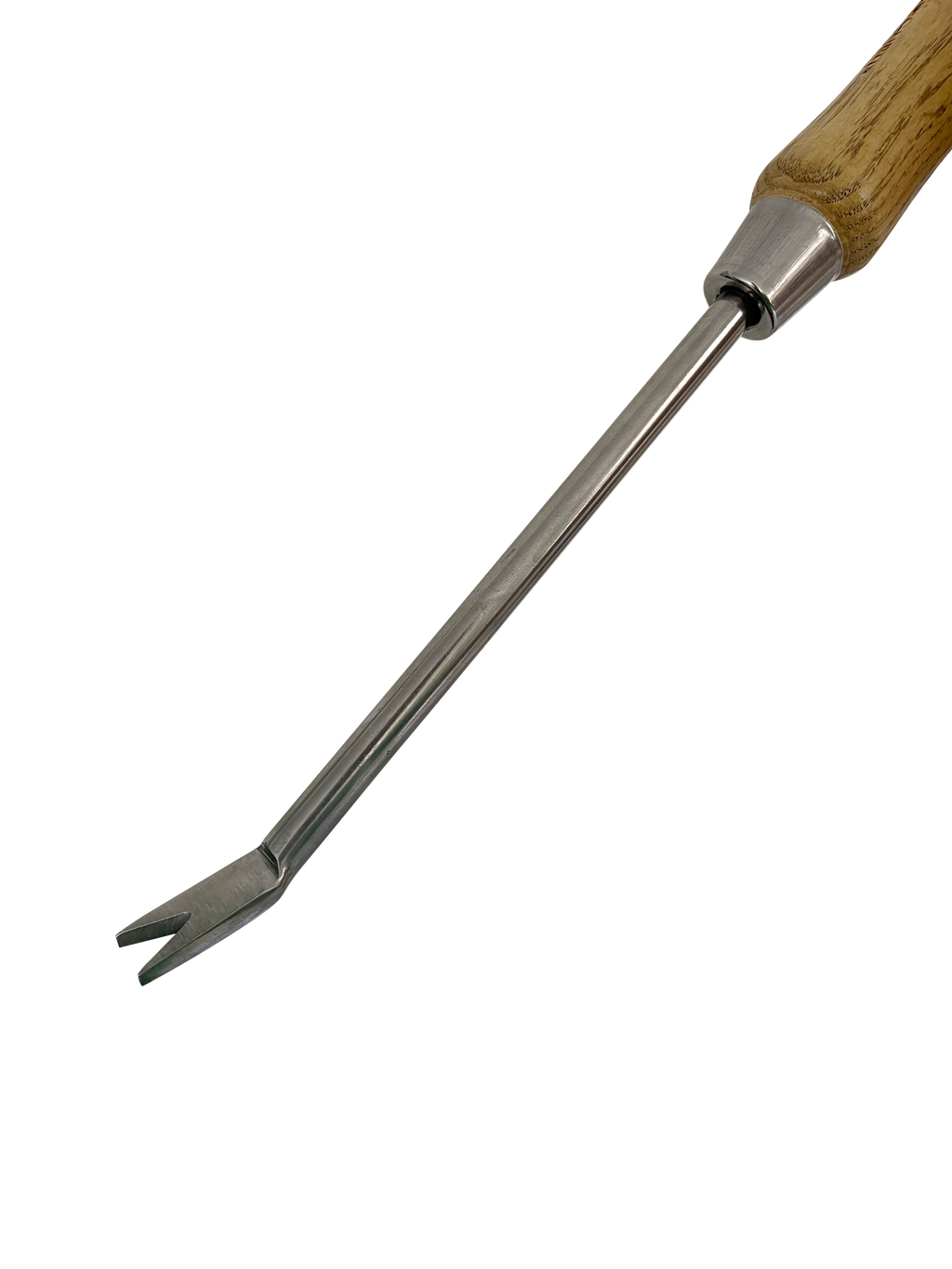 Stainless Steel Garden Dandelion Weeder (classic wood handle)