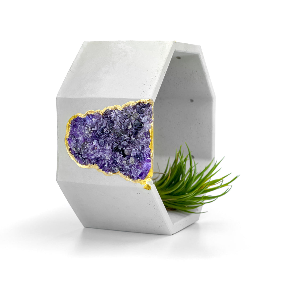 AMETHYST GEODE PLANTER