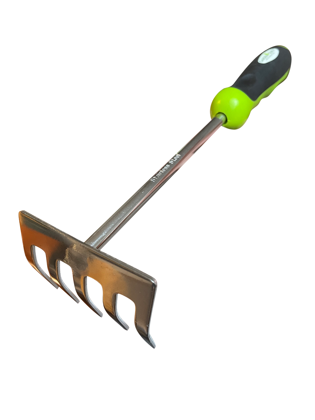 Stainless Steel 5 Tine Rake Cultivator Tiller Tool