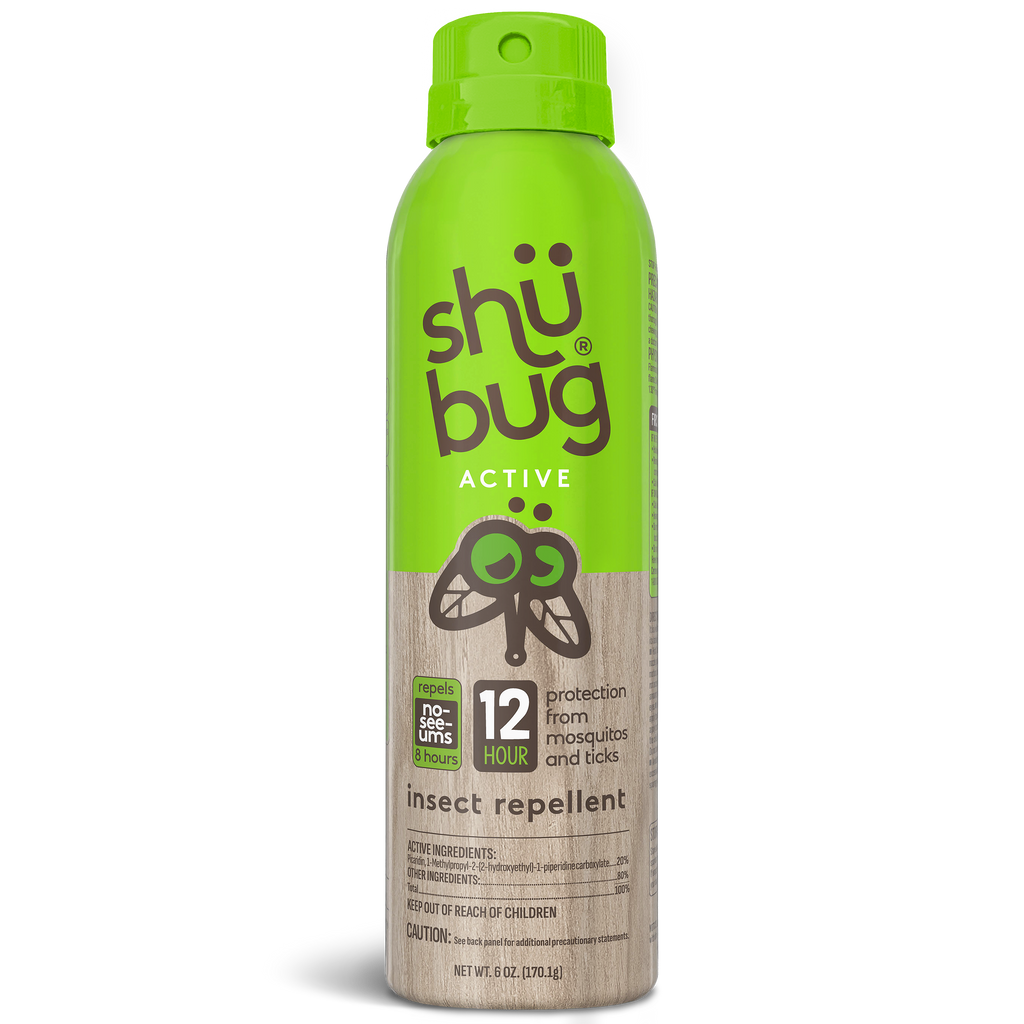 Shubug Active, 360 Spray, 6 oz., DEET FREE Insect Repellent