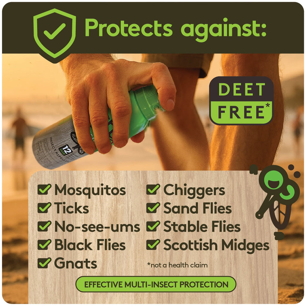 Shubug Active, 360 Spray, 6 oz., DEET FREE Insect Repellent
