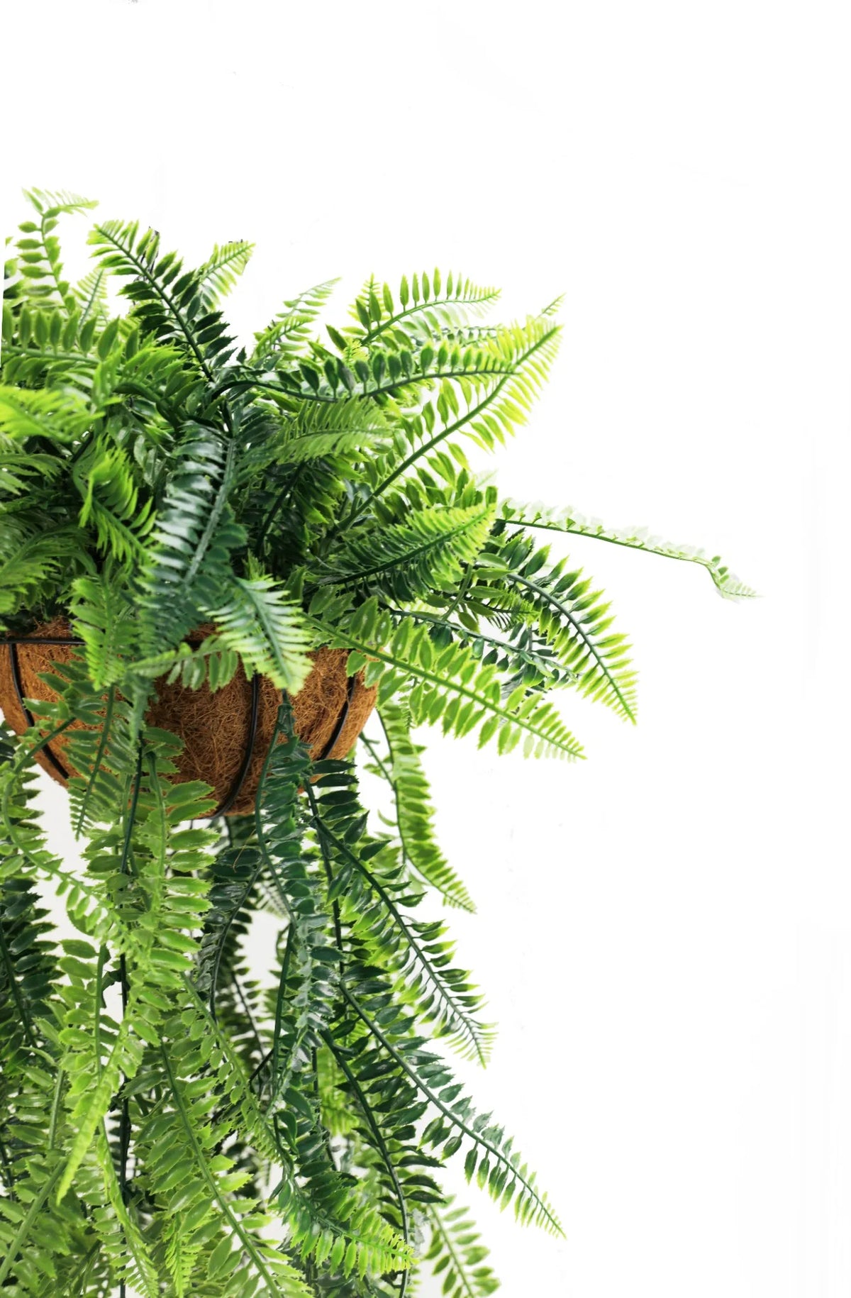 Fern Artificial Hanging Basket 13.8×49.2in – UV Resistant