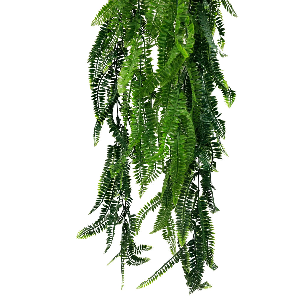 Fern Artificial Hanging Basket 13.8×49.2in – UV Resistant