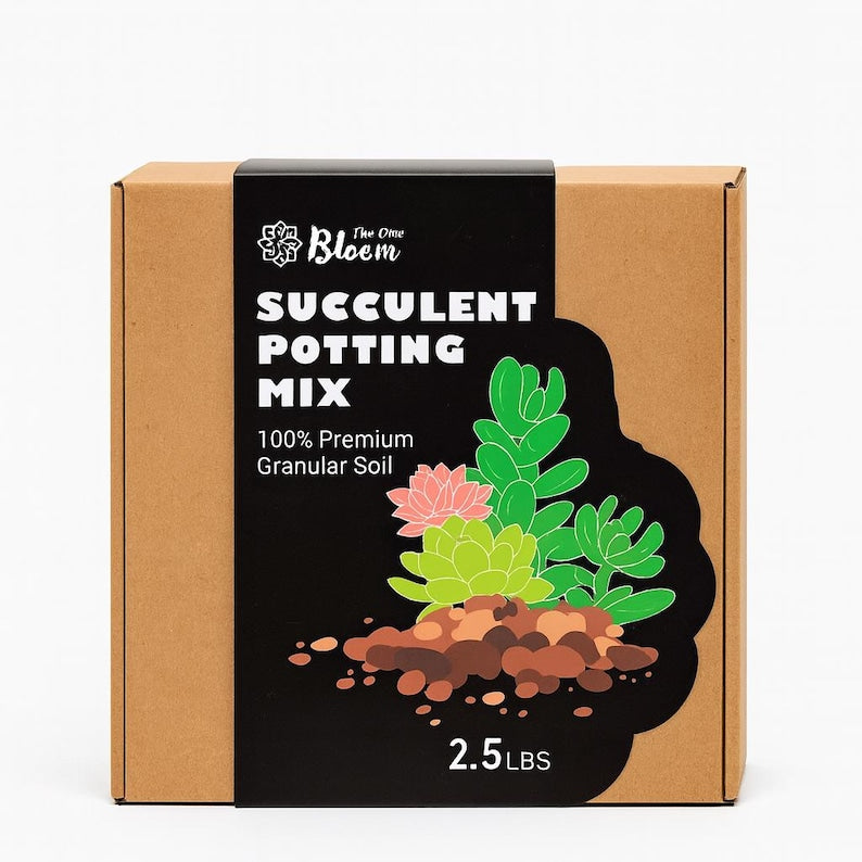 2.5 lbs / 5 lbs Premium Potting Soil for Succulents - Promotes Rapid Root Growth