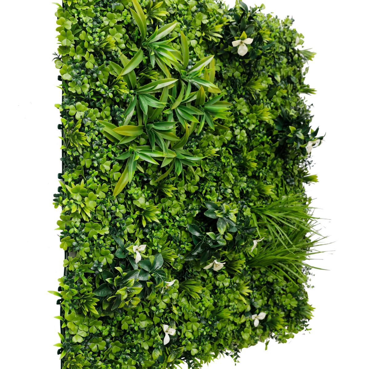 Sample Panel – White Oasis Vertical Garden (Small Sample)