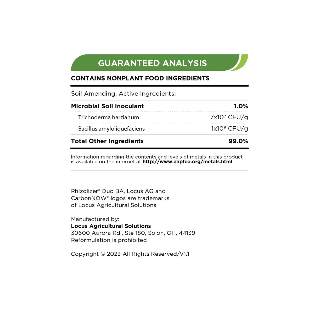 Rhizolizer Duo BA for Corn