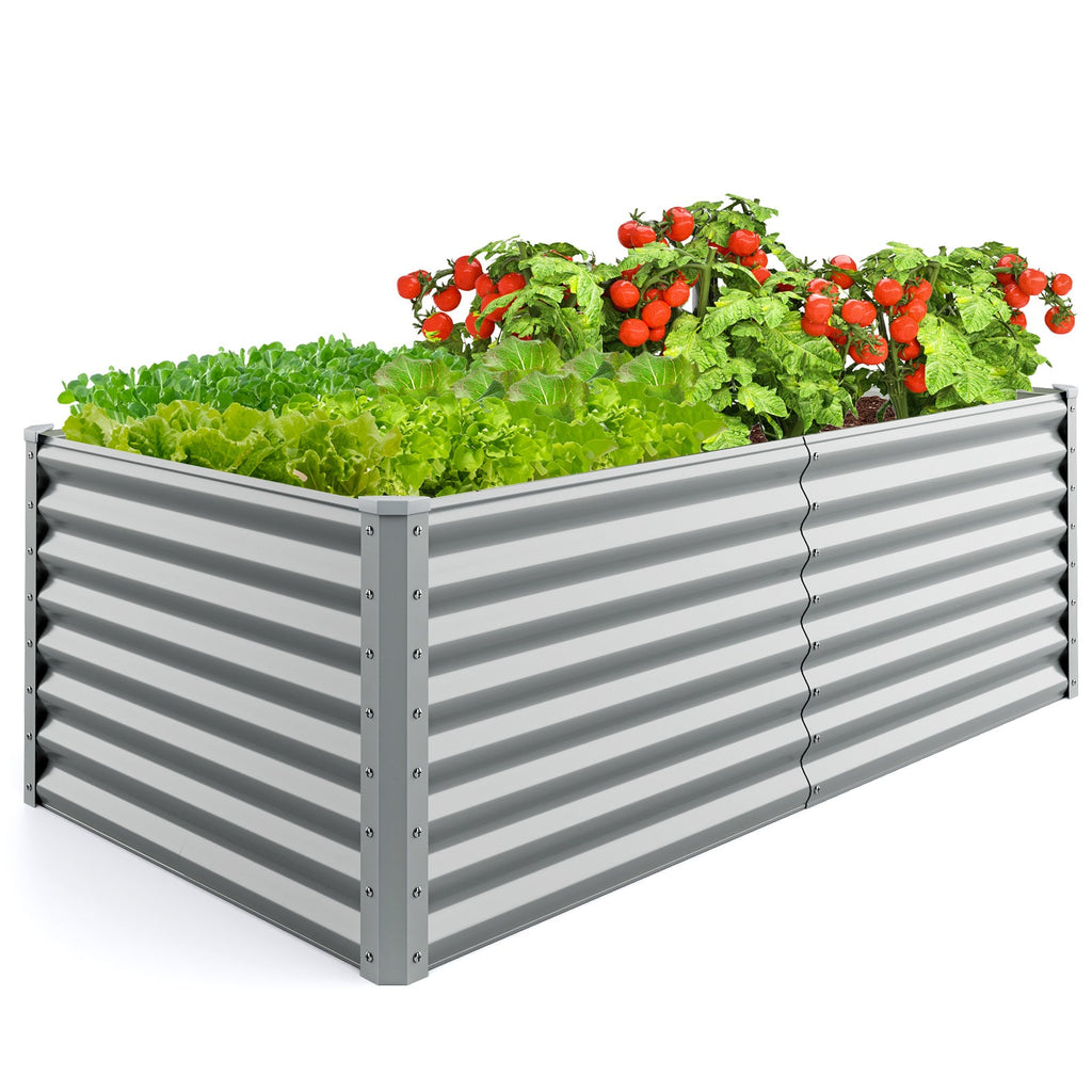 3x6x2 Metal Rectangular Raised Garden Bed