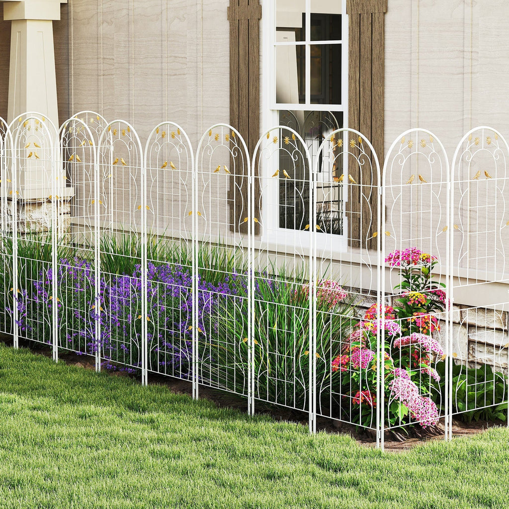 2 Pack 71 x 20 Inch Metal Garden Trellis Rustproof Plant Support for Climbing Plants