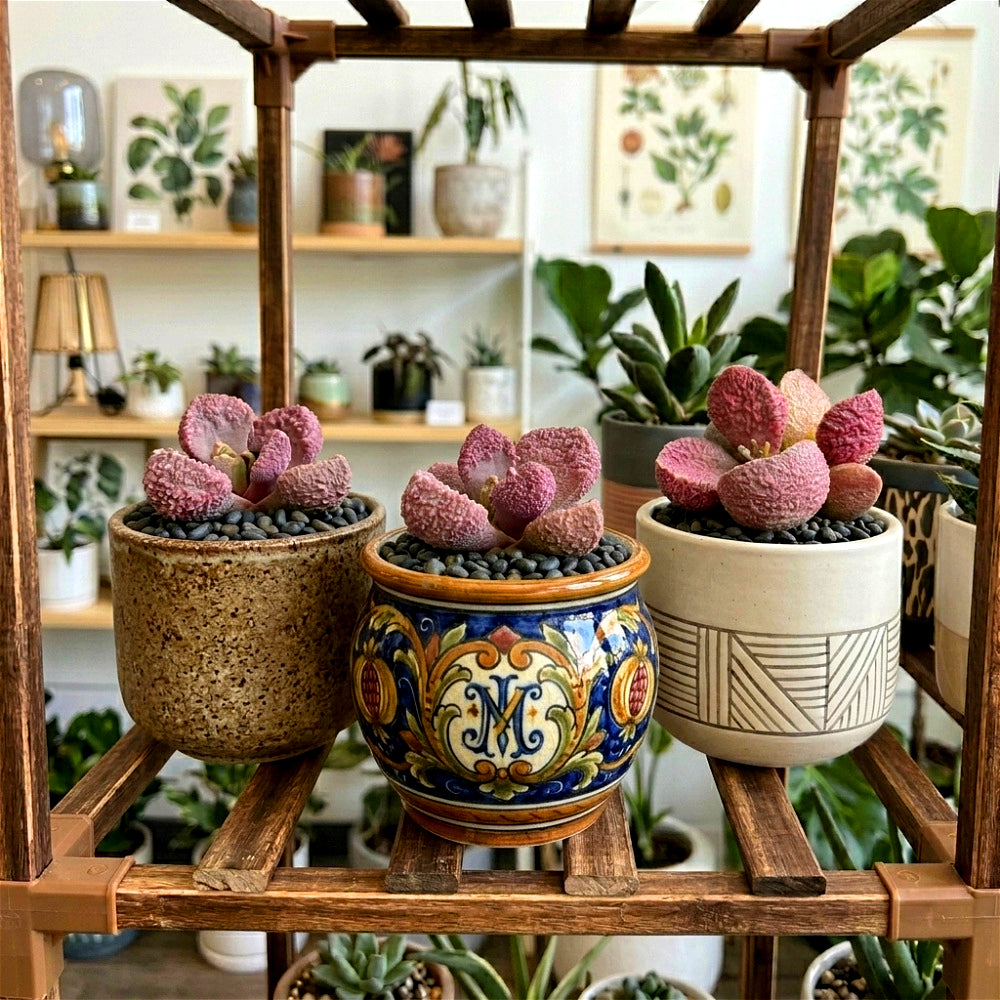 Adromischus 'Pork Liver' 2"-2.5" Live Succulent - Rare Warty Water Drop Bare Root Plant - Gifts for Succulent Lovers