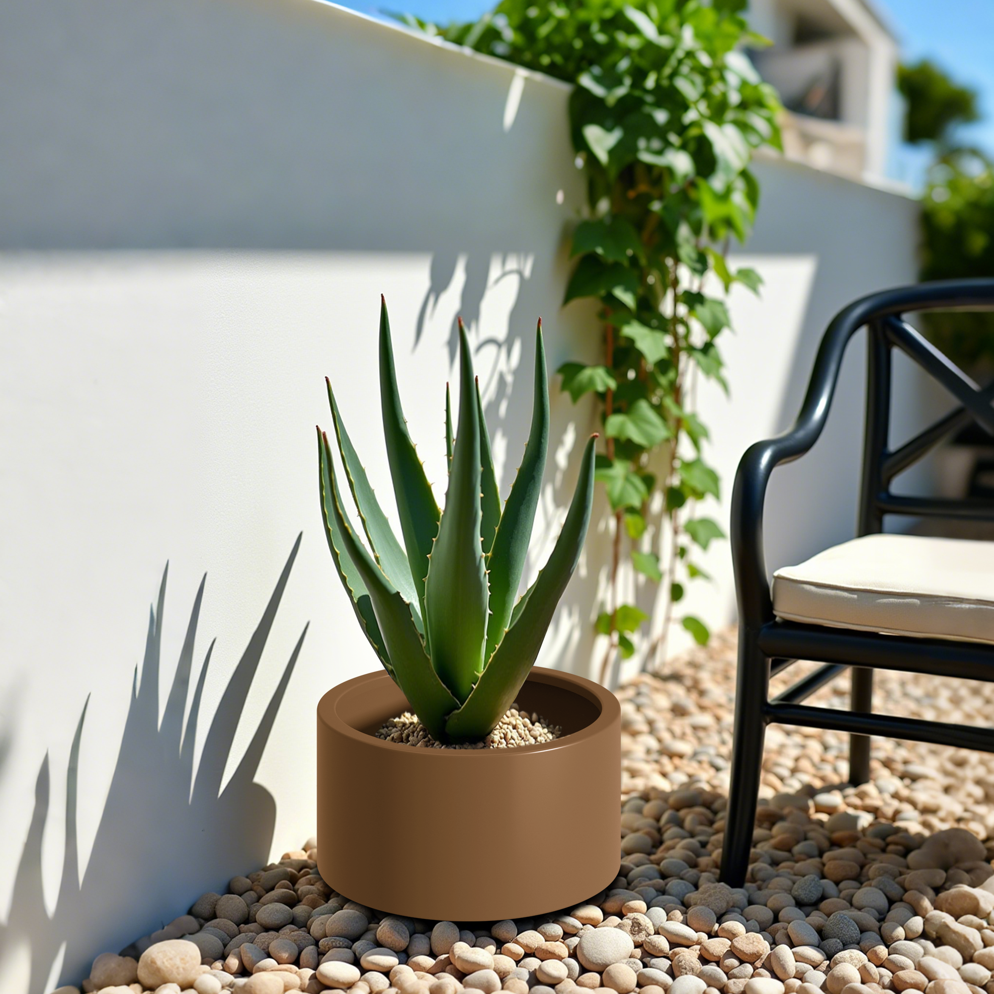 Heavy Duty Corten Steel Round Raised Garden Bed Kit – 15.5' Dia. x 12' H. – Pre-Rusted Metal Planter Box for Vegetables, Flowers, Herbs – Brown – Ideal for Outdoor Gardening