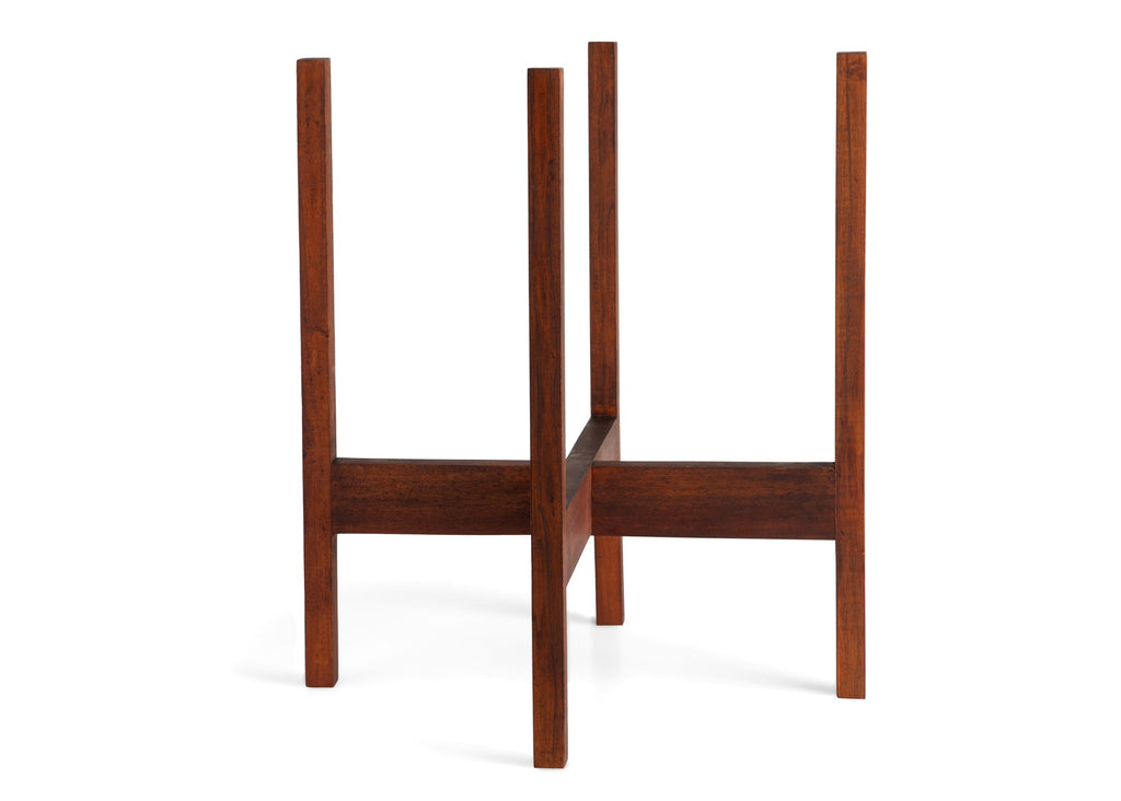 Solid Goods Mahogany Planter Stand - Square Leg