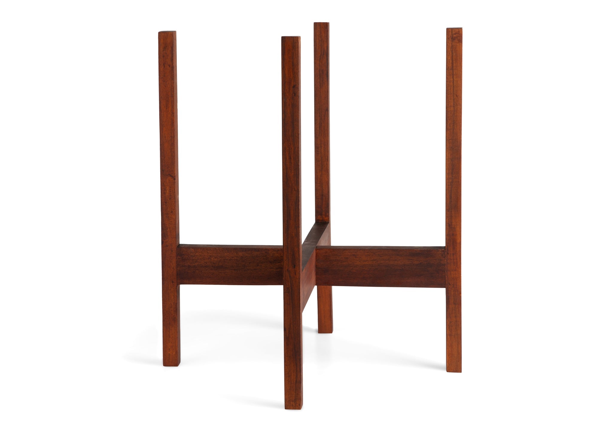 Solid Goods Mahogany Planter Stand - Square Leg