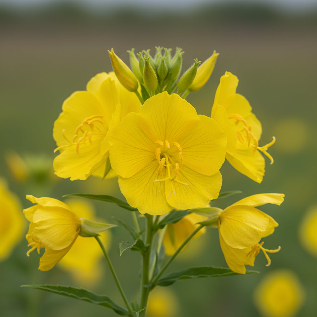 Common Evening Primrose Seeds – Oenothera biennis – 100 Seeds, Native Biennial, Zones 3–11