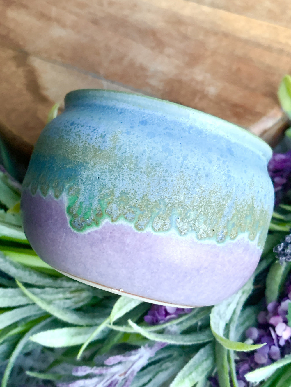SC-SN0050 Premium Handmade Ceramic Planter Pot - Pot rim diameter: 2.2"