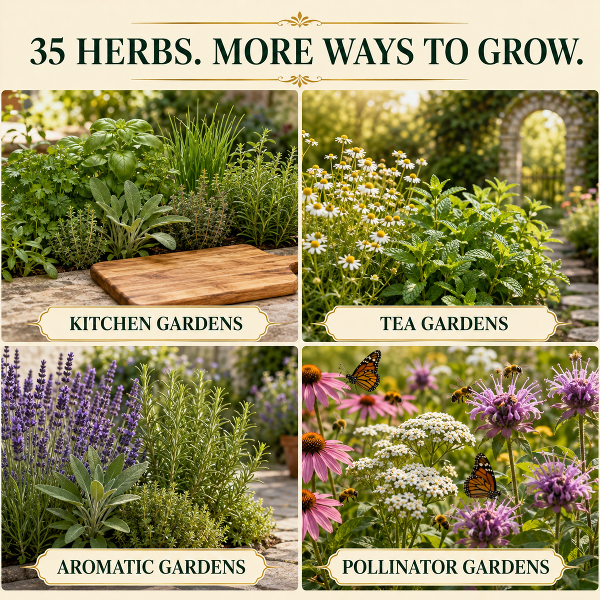 35 Herb Seed Varieties for Planting | Culinary and Traditional Herbs