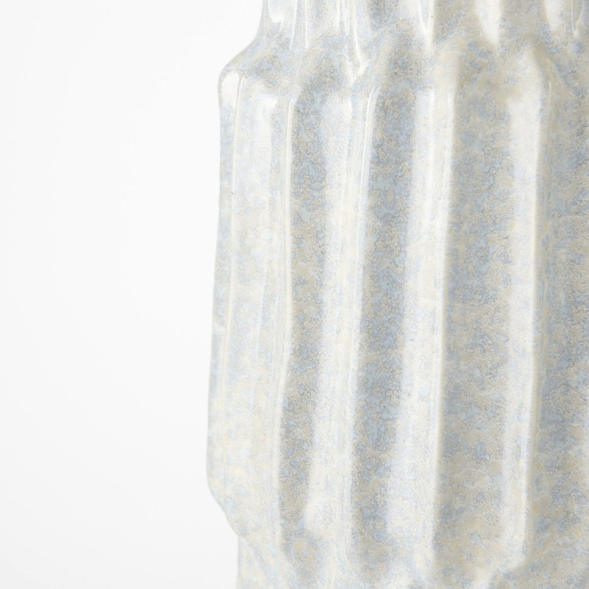 23" Jumbo Organic Textured Gray Vase
