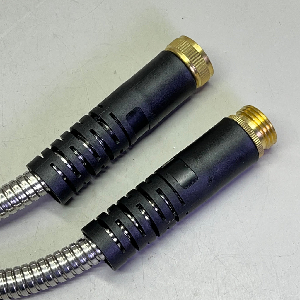 HYPER HOSE Metal Garden Hose Kit No-Kink 316 Stainless Steel Leak Proof 100'