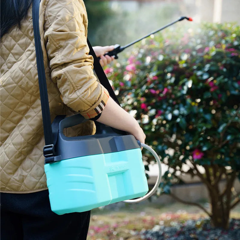 USB Charging Electric Sprayer High Pressure Garden Sprinkler Auto Watering Can Pesticide Spreader 5L Disinfection Atomizer