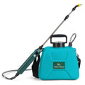 5L/1.32Gallon Battery Operated Water Sprayer Portable Garden Sprayer Electric Sprayer with Rechargeable Handle Telescopic Wand 3 Spray Nozzles Shoulde